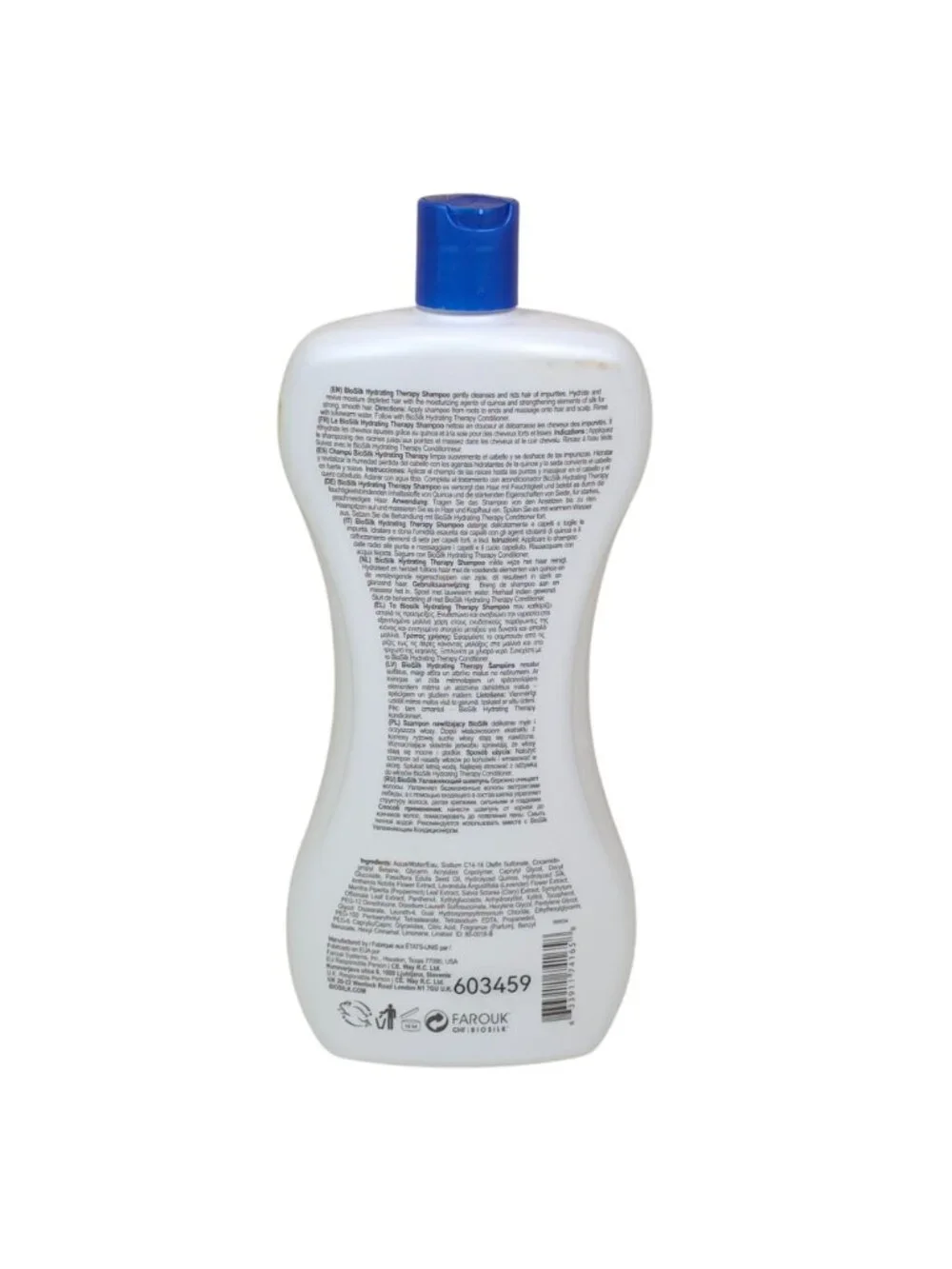 Biosilk Hydrating Therapy Shampoo 34 Fl Oz Sulfate & Paraben Free Strong Smooth